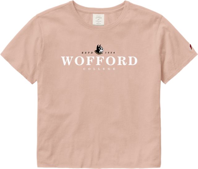 Wofford College Terriers Women's Crop Short Sleeve T-Shirt