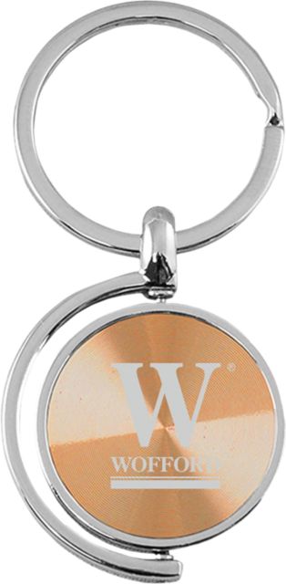 Wofford College Spinner Key Tag