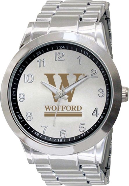 Wofford College 44mm Men's Stainless Steel Watch