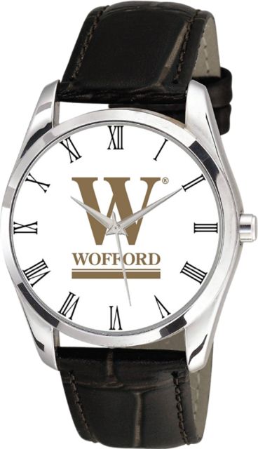 Wofford College 36mm Men's Leather Watch