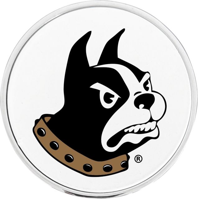 Wofford College Terriers Circle Adhesive Emblem