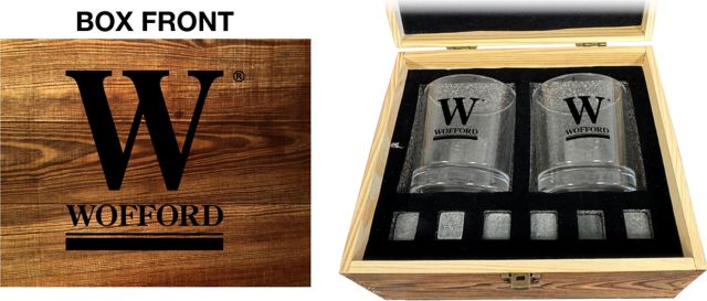 Wofford College Rock Glass Box Set
