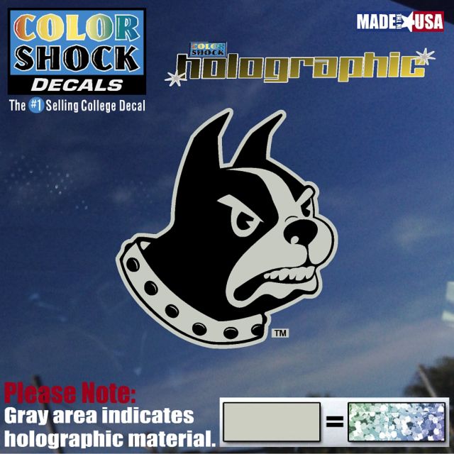 Wofford College Terriers Hologram Decal