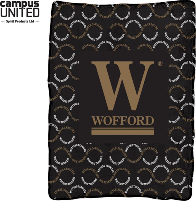 Wofford College Terriers Silk Touch Throw Blanket