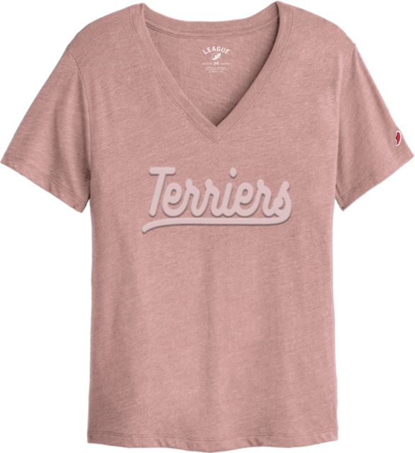 Wofford College Women's Terriers V-Neck Short Sleeve T-Shirt