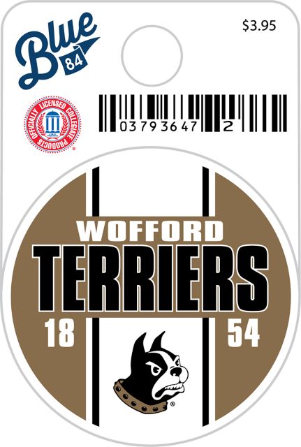 Wofford College Terriers Mini Sticker