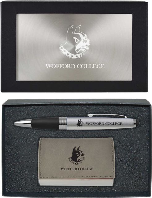Wofford College Terriers Business Card Holder