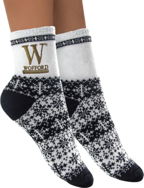 Wofford College Women's Holiday Socks