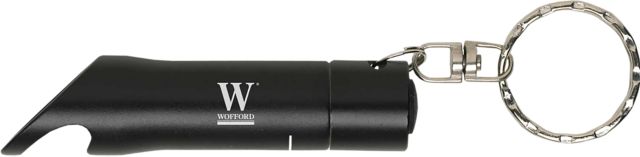 Wofford College Keychain with Bottle Opener Flashlite