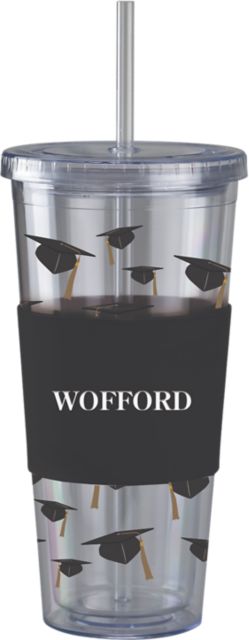 Wofford College Acrylic Tumbler with Straw