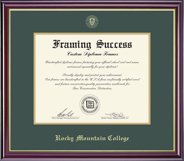 Rocky Mountain College 7" x 9" Windsor Diploma Frame