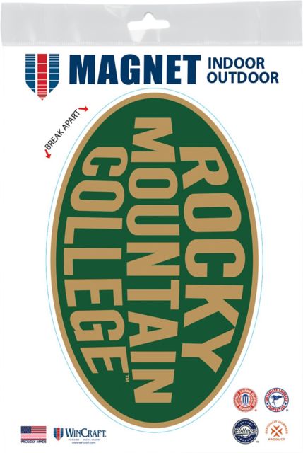 Rocky Mountain College 3.5 x 5.5 Oval Magnet