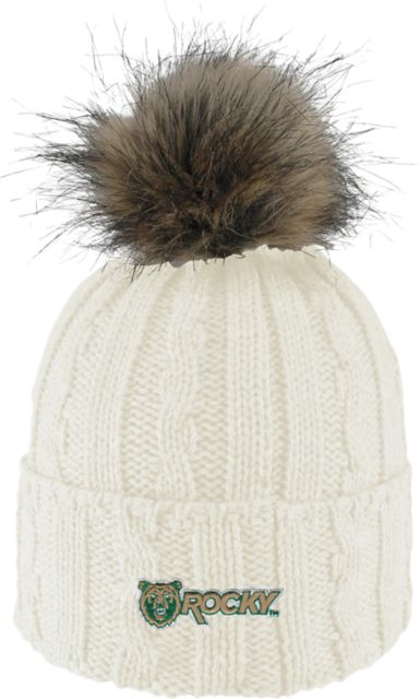 Rocky Mountain College Women's Fur Pom Beanie