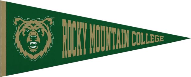 Rocky Mountain College 12"X30" Full Color Pennant