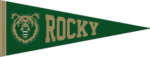 Rocky Mountain College 9"X24" Full Color Pennant