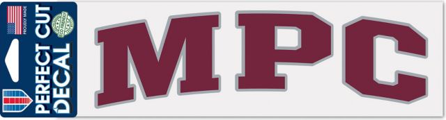 Monterey Peninsula College 3'' x 10'' Perfect Cut Decal