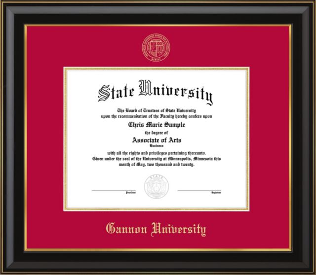 Gannon University Classic Diploma Frame
