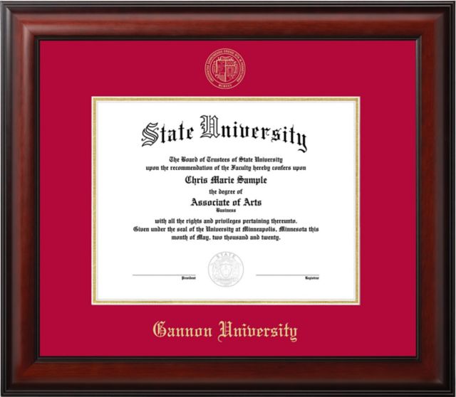 Gannon University 11 in. x 8.5 in. Diploma Frame