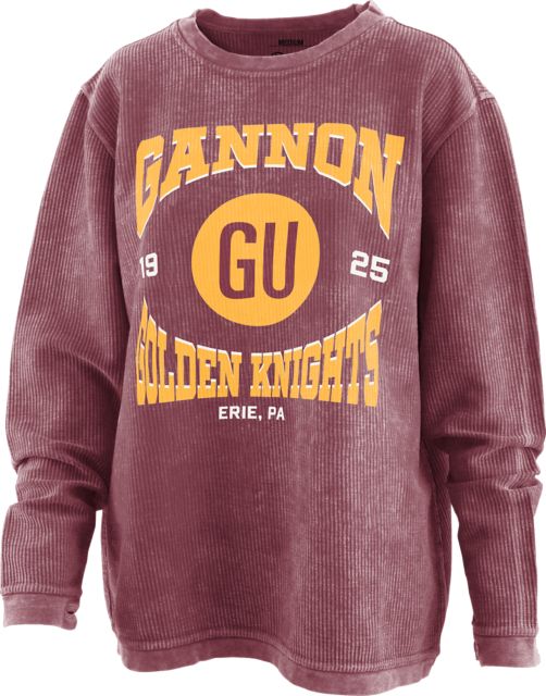Gannon University Women's Corded Crewneck Sweatshirt