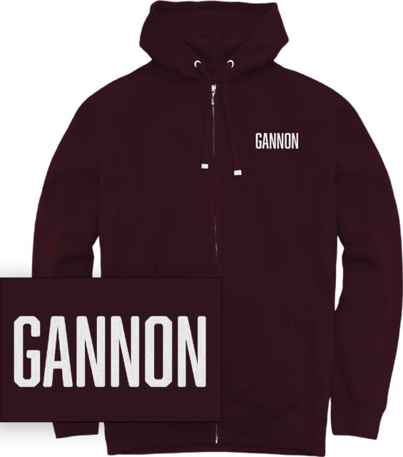 Gannon University Chainstitch Full Zip Hooded Sweatshirt