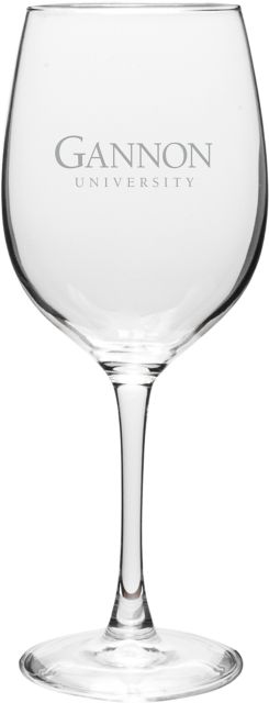 Gannon University 16 oz. Wine Glass
