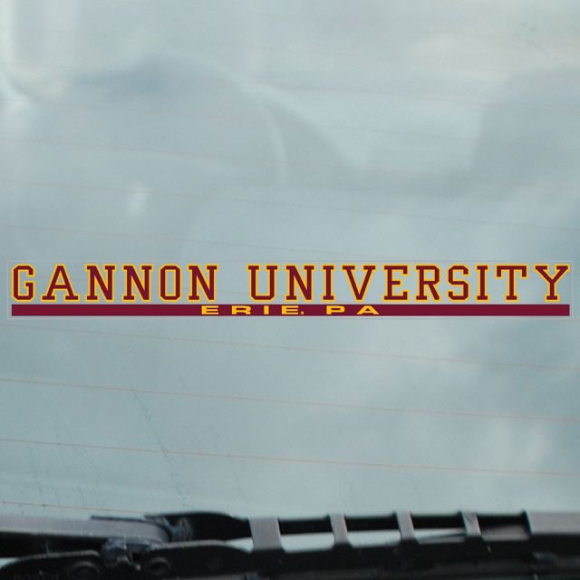 Gannon University Strip Decal