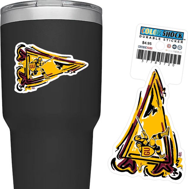 Gannon University Golden Knights Durable Sticker