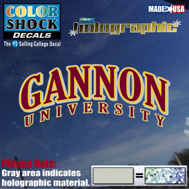 Gannon University Decal Hologram Stand