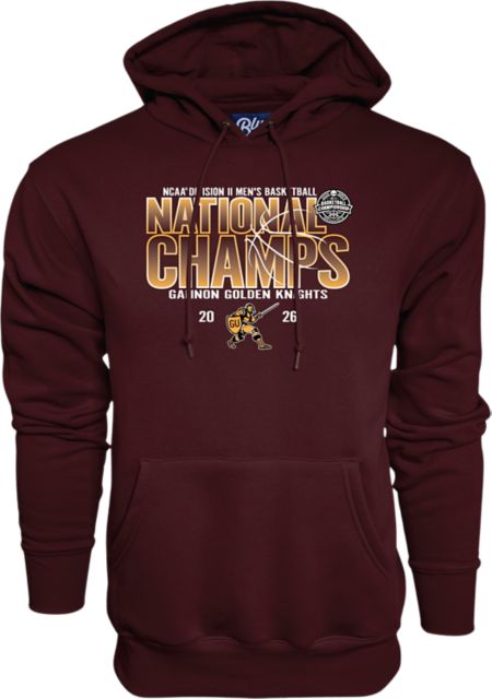 Gannon University Golden Knights Men's Basketball DII National Champions Hooded Sweatshirt