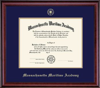 Massachusetts Maritime Academy 11'' x 14'' Classic Diploma Frame