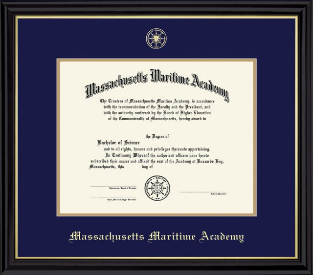 Massachusetts Maritime Academy Diploma Frame