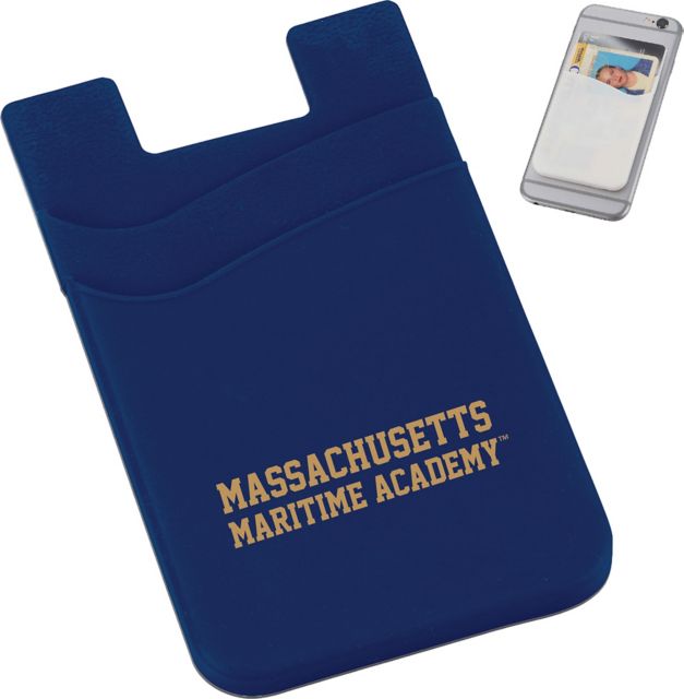 Massachusetts Maritime Academy Silicone Card Wallet