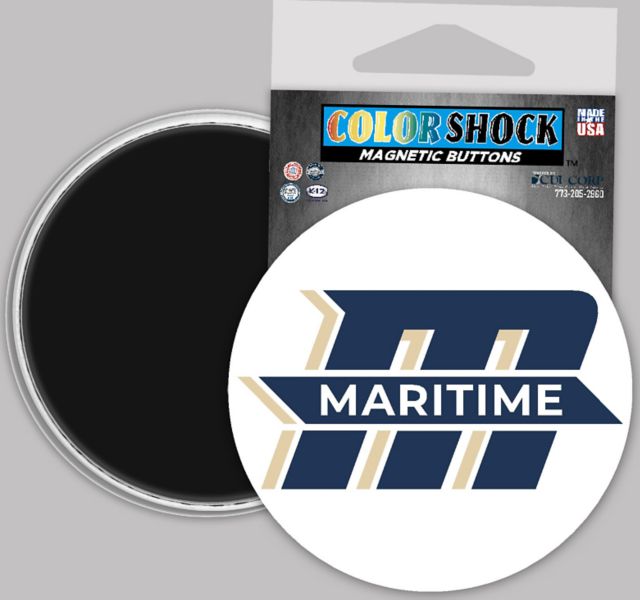 Massachusetts Maritime Academy 3" Button Magnet