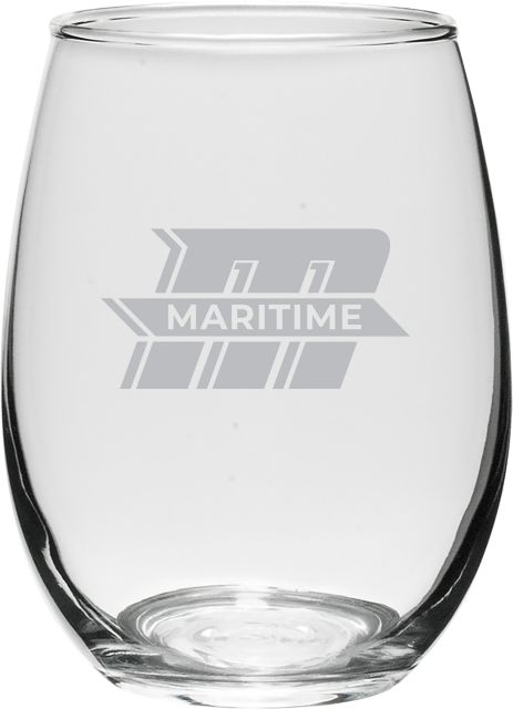Massachusetts Maritime Academy 21 oz. Wine Glass