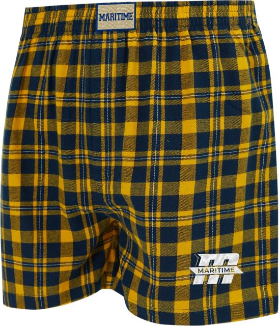 Massachusetts Maritime Academy Flannel Boxers