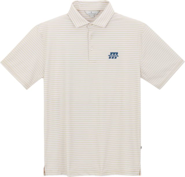 Massachusetts Maritime Academy Stripe Performance Polo