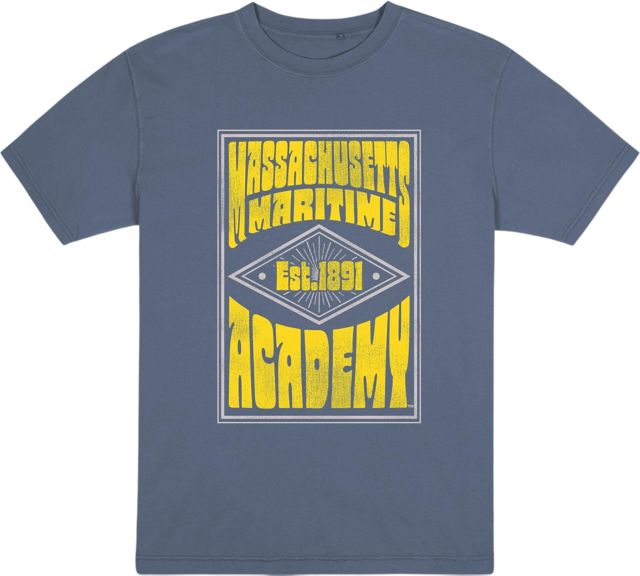 Massachusetts Maritime Academy Garment Dye Short Sleeve T-Shirt - ONLINE ONLY