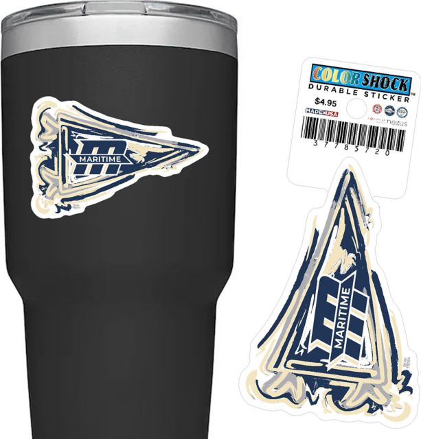 Massachusetts Maritime Academy Buccaneers Durable Sticker