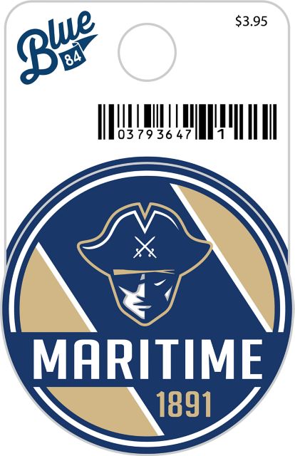 Massachusetts Maritime Academy Buccaneers Mini Sticker