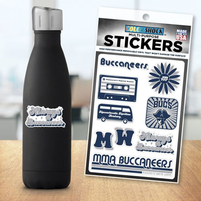 Massachusetts Maritime Academy 7.5'' x 7.5'' Sticker Sheet