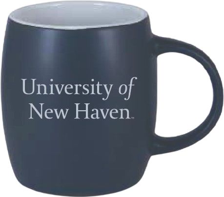 University of New Haven 12 oz. Black Out Robusto Mug