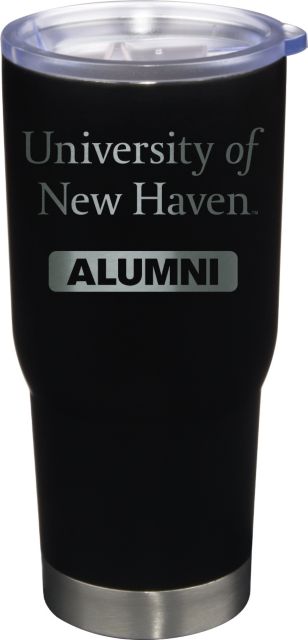 22 oz Matte Black Stainless Steel Tumbler Alumni