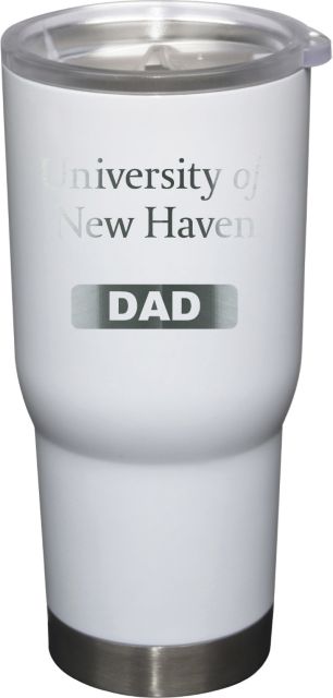 22 oz White Stainless Steel Tumbler Dad