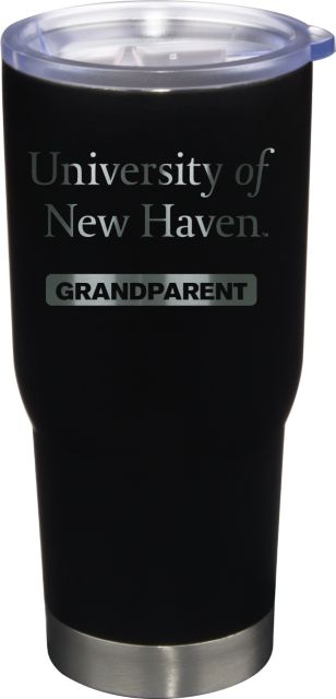 22 oz Matte Black Stainless Steel Tumbler Grandparent