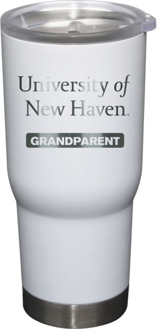 22 oz White Stainless Steel Tumbler Grandparent