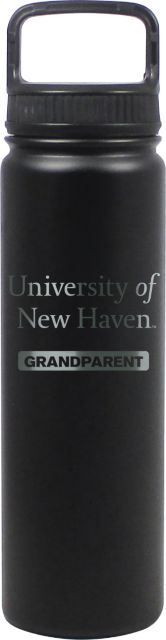 24 oz Matte Black Stainless Steel Water Bottle Grandparent