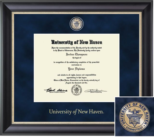 University of New Haven Regal Diploma Frame. Associates, Bachelors, Masters