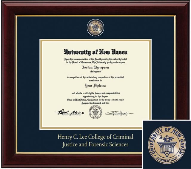 University of New Haven Henry C. Lee College of Criminal Justice and Forensics Sciences 8x10 Diploma Frame