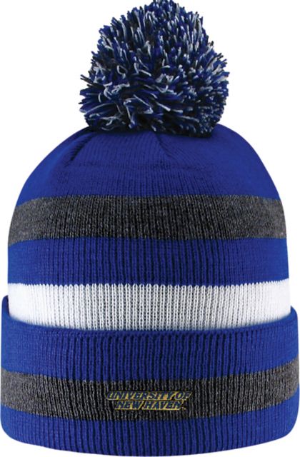 University of New Haven Knit Cuff Pom Hat