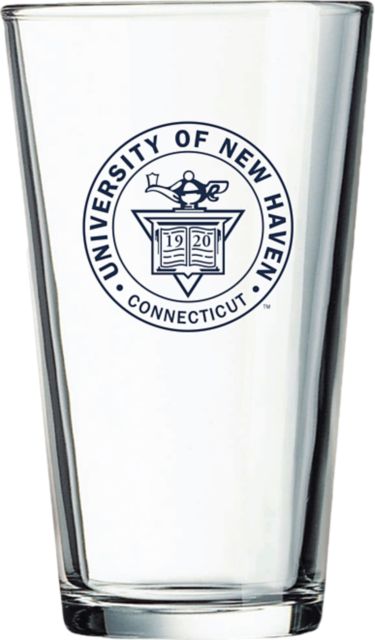 University of New Haven 16 oz. Drink Glass